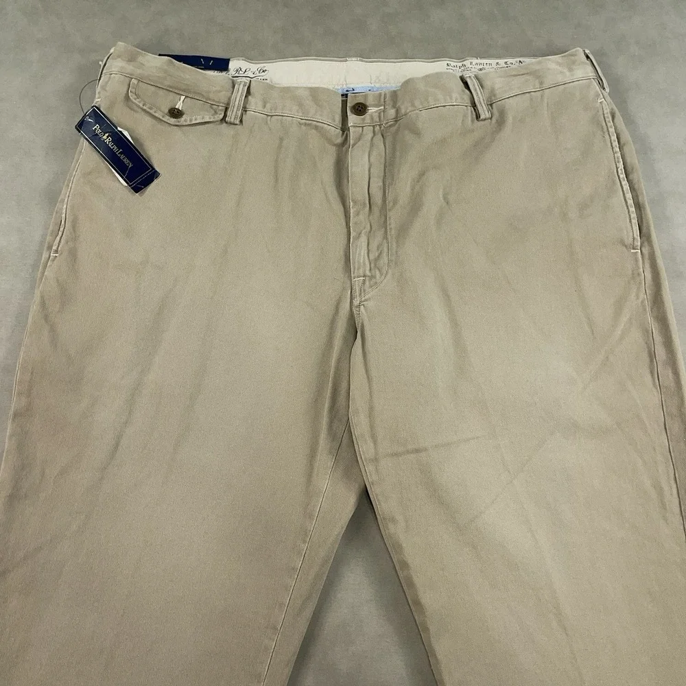 Polo Ralph Lauren SLIM GI FIT Pants Men's 42x30 Tan Chino $89 (Fits 42x28) NWT‎
